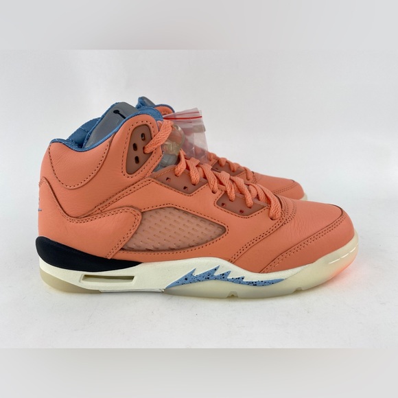 Nike X DJ Khaled Jordan 5 Crimson Bliss Youth Size 5Y-6.5Y GS Orange DV4983 641 - Picture 10 of 12
